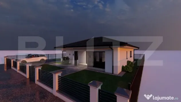 Casa de vanzare, 3 camere, 117 mp, 930 mp teren - zona Aero