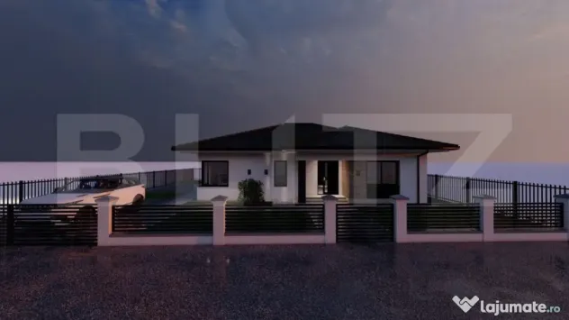 Casa de vanzare, 3 camere, 117 mp, 930 mp teren - zona Aero