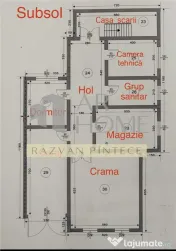 Casa S P 1E, 11 camere, garaj, teren 1915 mp, stradal Paules