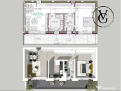 Apartament 2 camere | Spatios | Complex rezidential | Blue B 