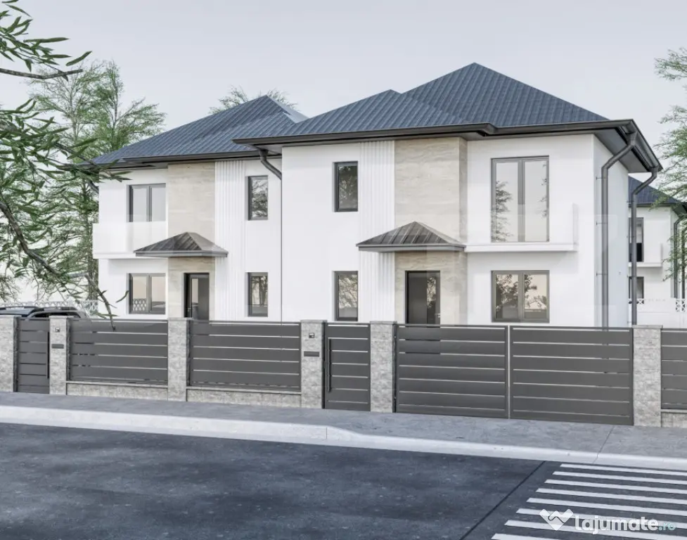 Duplex modern 4 camere | 108 mp utili | Teren 250 mp | 3 bă