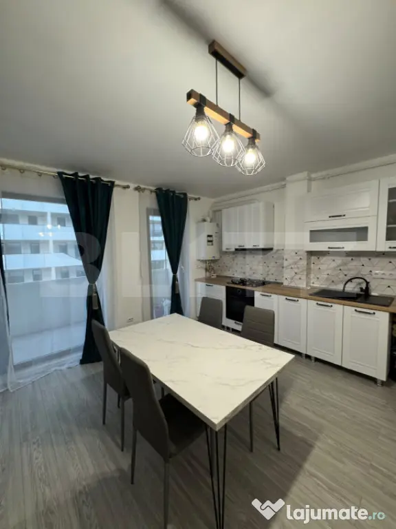 Apartament cu 2 camere, semidecomandat, parcare subterana