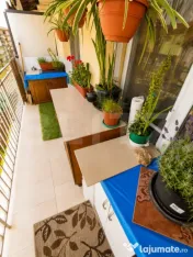 Apartament decomandat, mobilat si utilat, 32,5 mp utili, bal 