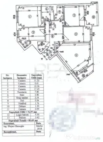 4 camere, et 9/10, bloc 1982, anvelopat-Str Turda