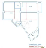 4 camere, 9/10, anvelopat, bloc 1982-Str. Turda 