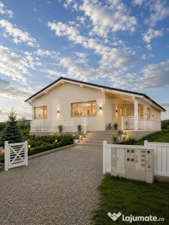Casa 4 camere - 2 bai Cartierul Craitelor in Bod - teren 800