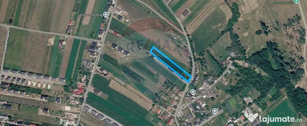 Teren intravilan 2600 mp de vânzare, Ipotești- Lisaura,...