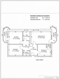 Apartament 3 camere de vânzare în zona Gară – etaj inte