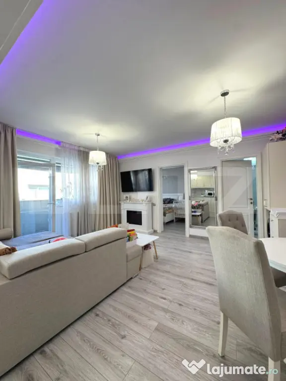 Apartament modern 2 camere, 47mp, balcon, parcare, etaj 2, T