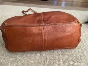Geantă de umăr/crossbody din piele naturală – Maro