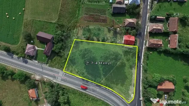 Teren 2,740mp Paniceni / Strada Principala