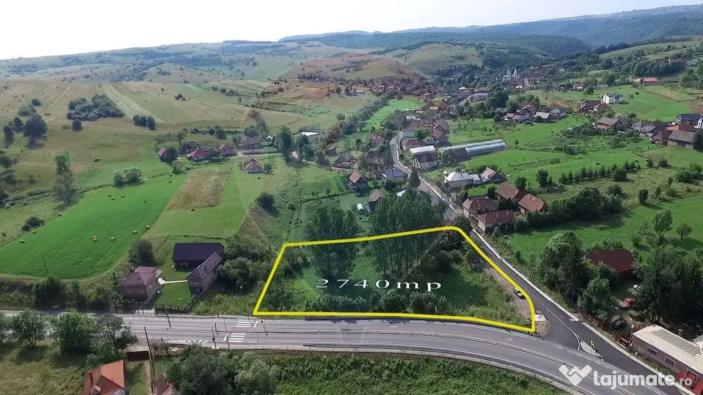 Teren 2,740mp Paniceni / Strada Principala