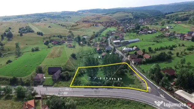 Teren 2,740mp Paniceni / Strada Principala