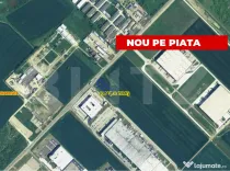 Teren extravilan, 2694 mp, front 29m, zona Industriala Giarm