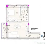 Apartament intabulat 2 camere la cheie 55 mp utili cu loc pa