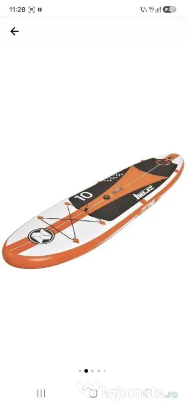 Vând placă SUP marca ZRAY gonflabilă 10'6" -  3,38m cu accesorii incluse.