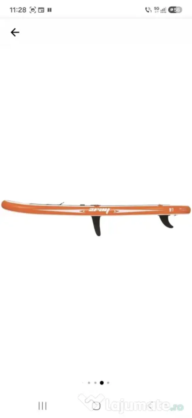 Vând placă SUP marca ZRAY gonflabilă 10'6" -  3,38m cu accesorii incluse.