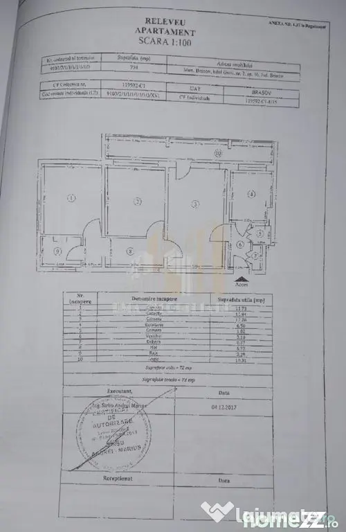 Apartament tip studio Subcetate City 2 Sanpetru Brasov