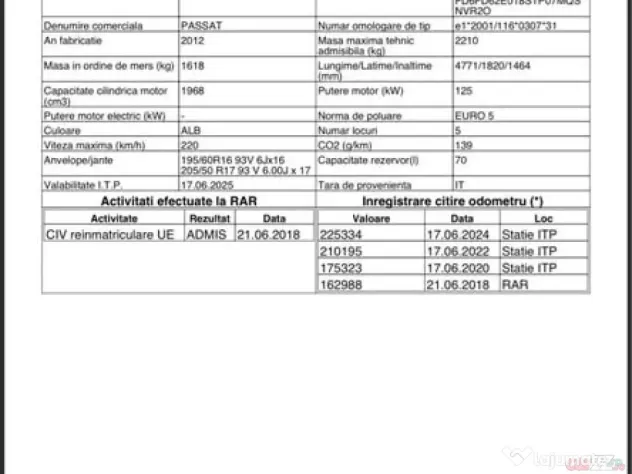 Volkswagen Passat B7 170CP Webasto/ACC/DCC