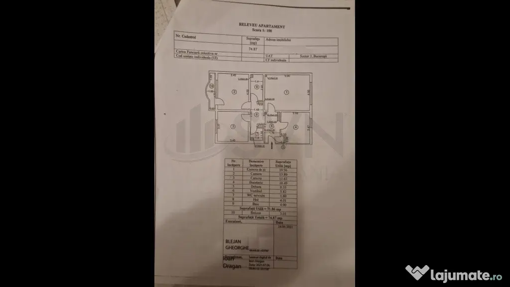 Nerva Traian l Apartament cu 3 camere