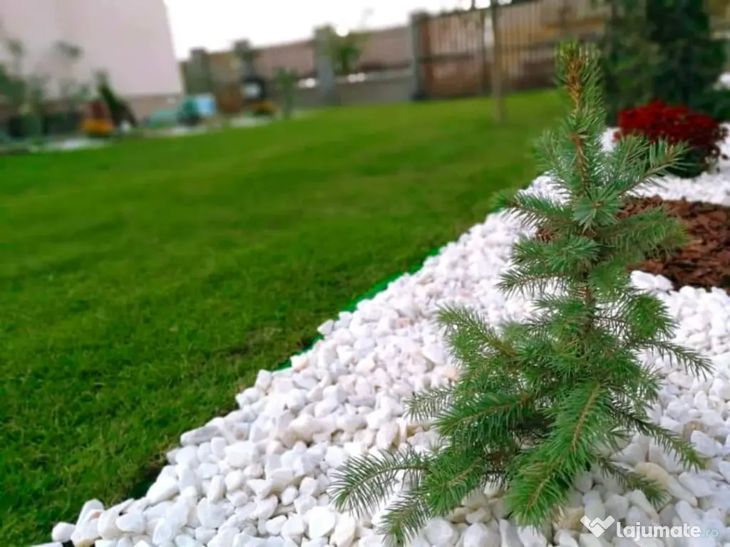 Spartură de Marmură Albă,Piatră Naturală pentru Decor ,Peisagistică