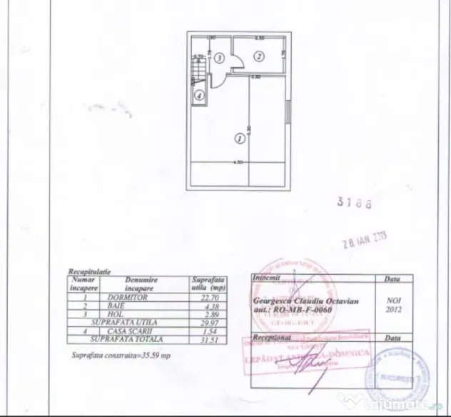Duplex 2 camere, spațios, mobilat și utilat, gata de mutare