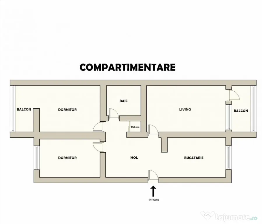 Apartament 3 camere | Decomandat | Boxa 7 mp | Zona Triaj