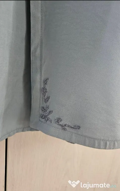 Rochie bleu pastel lunga de vară, nouă