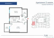 Metrou Pacii / Preciziei | Militari - 2 Camere | 58.2 mp ... 