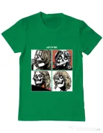 Tricou ADLER barbat Let it be Verde mediu