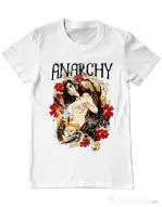 Tricou ADLER barbat Anarchy angel Alb