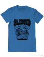 Tricou ADLER barbat Blessed Albastru azuriu