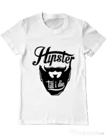 Tricou ADLER barbat Till I die Alb