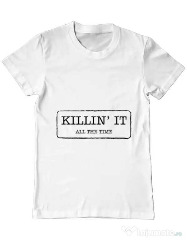Tricou ADLER barbat Killin it Alb