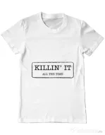 Tricou ADLER barbat Killin it Alb