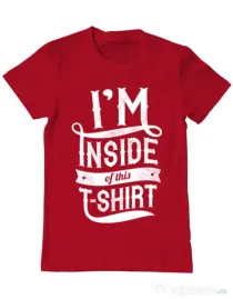 Tricou ADLER barbat Inside my tshirt Rosu