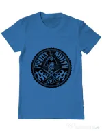 Tricou ADLER barbat Pirates of the north Albastru azuriu