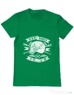 Tricou ADLER barbat Skull symbol Verde mediu