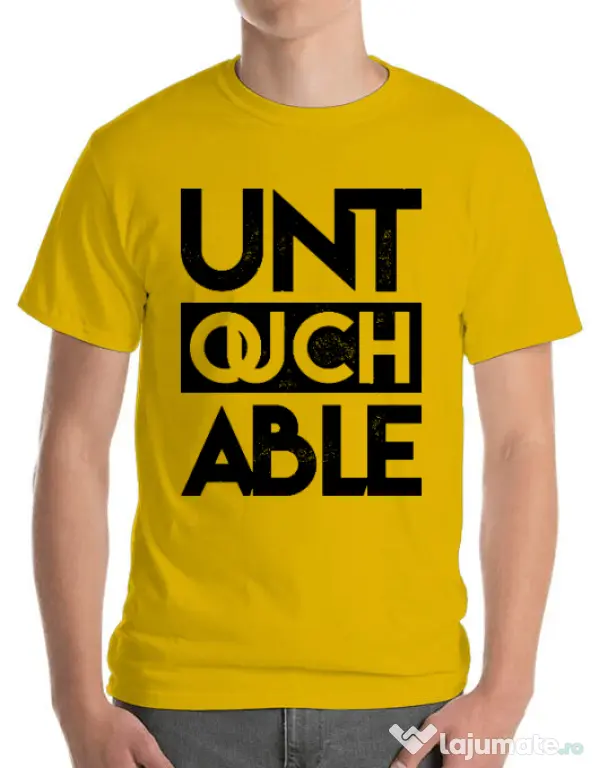 Tricou ADLER barbat Untouchable Galben