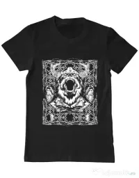 Tricou ADLER barbat Viking rage Negru