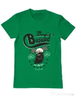 Tricou ADLER barbat The bearded bastards Verde mediu