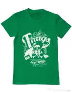 Tricou ADLER barbat Thugs need hugs Verde mediu