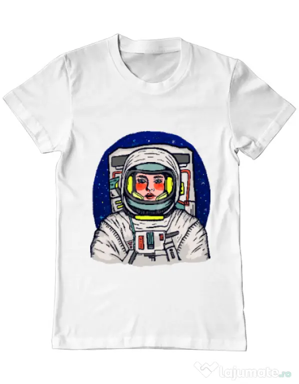 Tricou ADLER barbat I need some space Alb