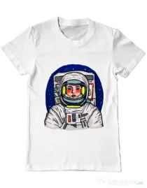 Tricou ADLER barbat I need some space Alb