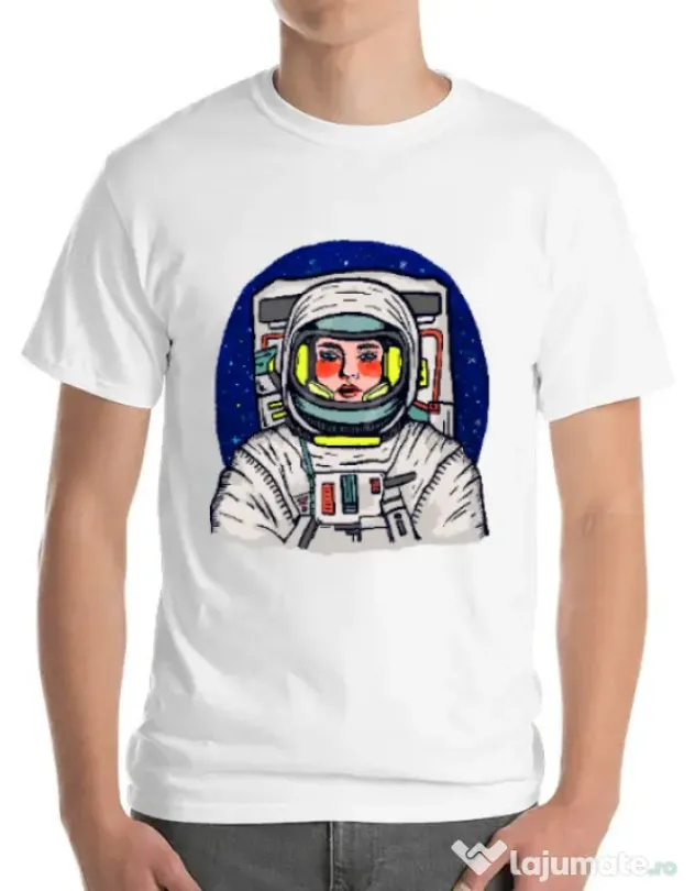 Tricou ADLER barbat I need some space Alb