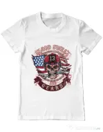 Tricou ADLER barbat Blood sweat and gears Alb