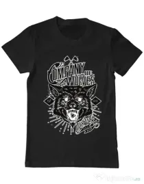 Tricou ADLER barbat Company of wolves Negru