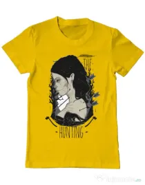Tricou ADLER barbat The hunting Galben