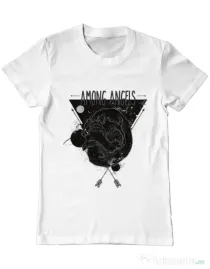 Tricou ADLER barbat Among angels Alb