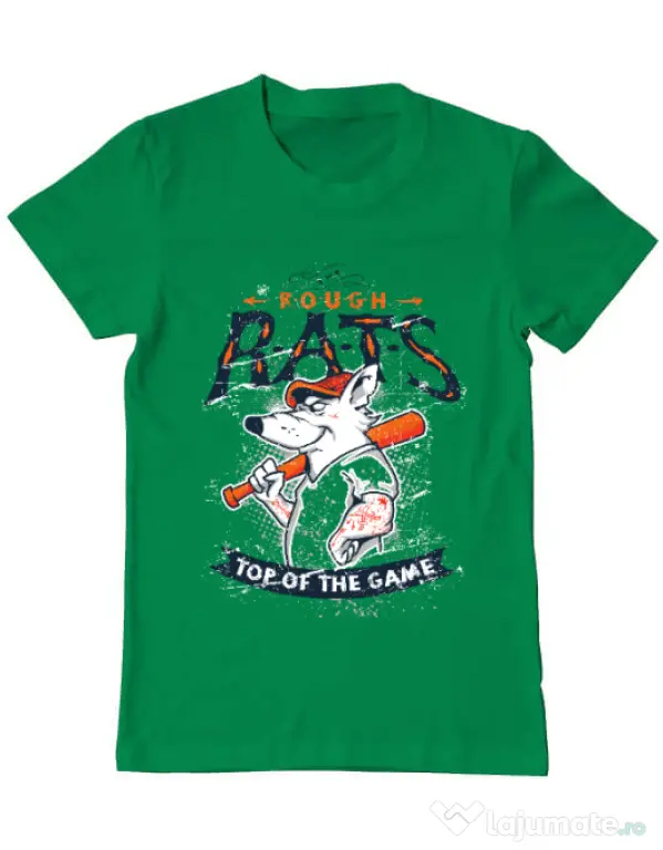 Tricou ADLER barbat The rough rats Verde mediu